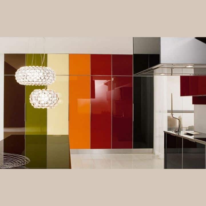 lacquered glass